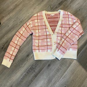 Lauren Conrad Plaid Cardigan